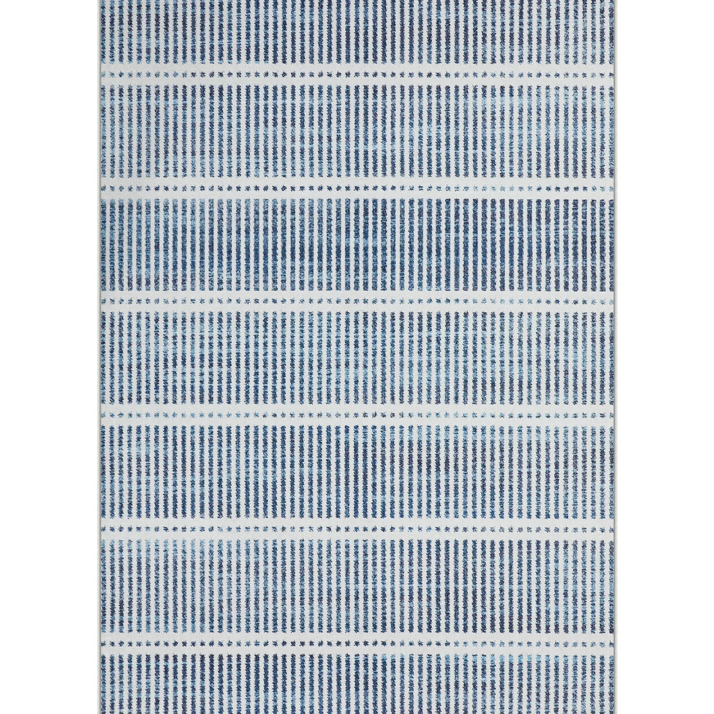 3x5/5x7 Ultra Thin Washable Area Rugs, Modern Non-Slip Striped Farmhouse Soft Indoor Carpet for Bedside Living Room, Oeko-Tex Certified