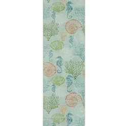 2x6/5x7/8x10 Boho Coastal Area Rug, Washable Non Slip Animal Indoor Carpet for Living room Bedroom, Oeko-Tex Certified