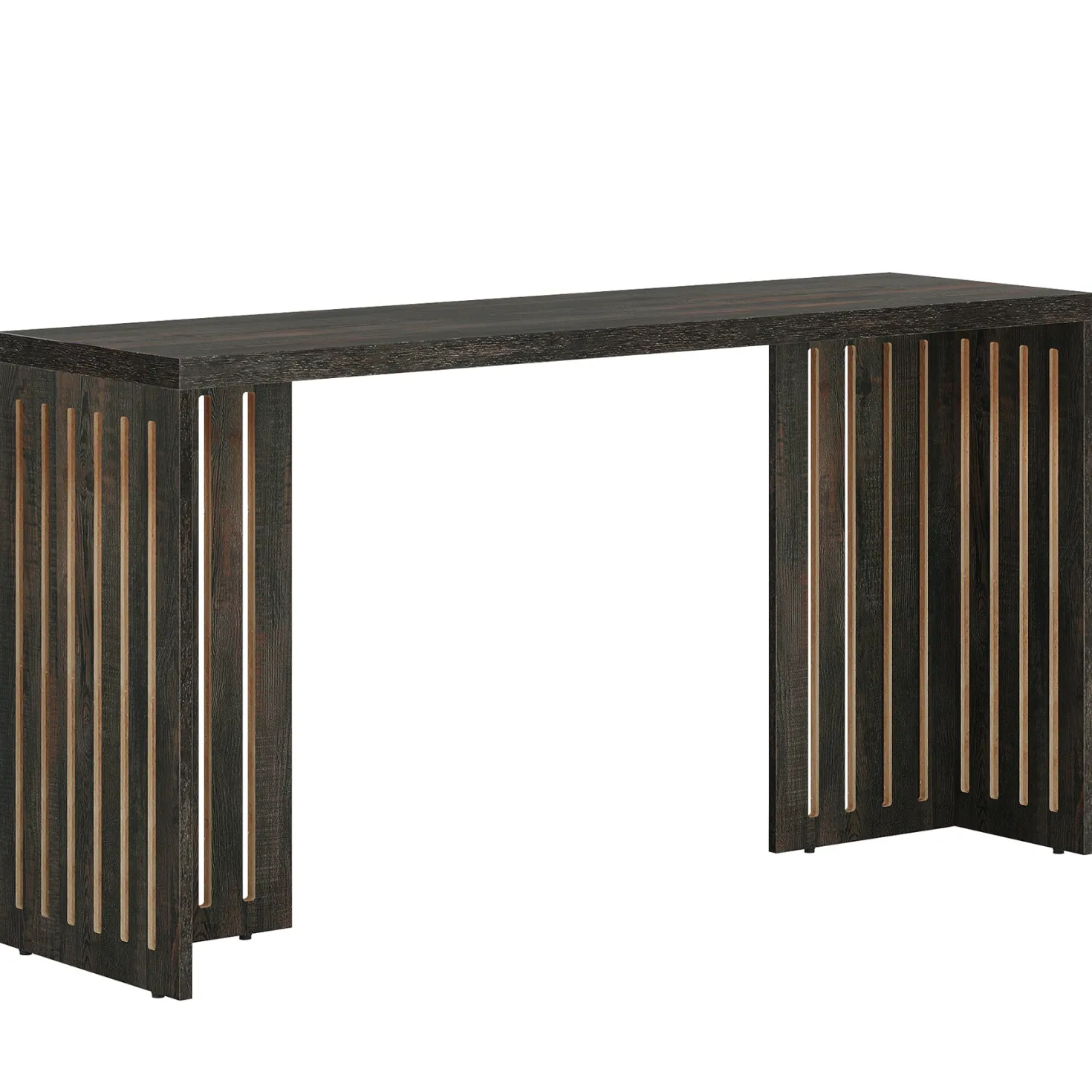 63" Bar Table, Rectangular High Top Kitchen & Dining Table(Only Table)