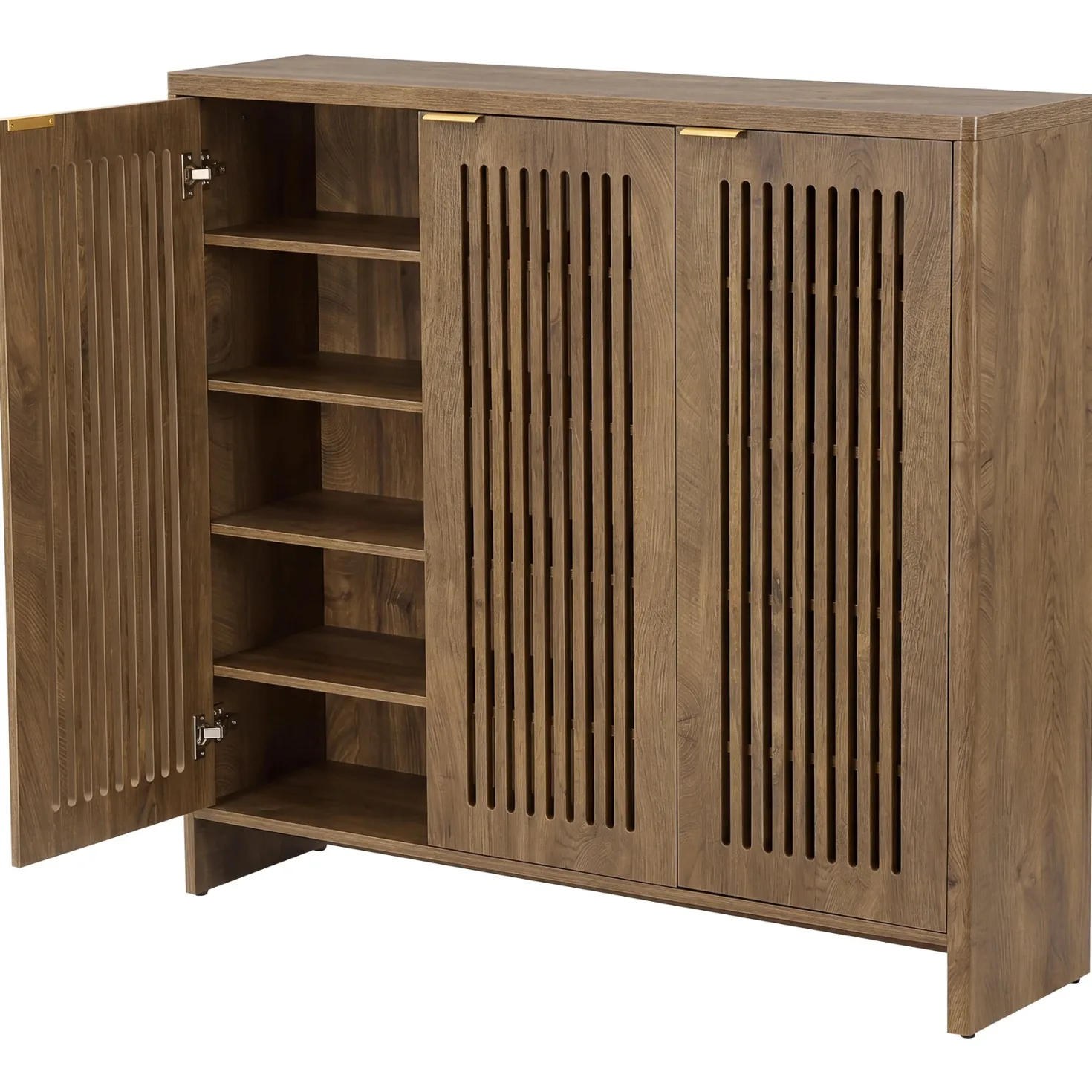 47" Buffet Cabinet with Storage, Sideboard Cabinet with Adjustable Shelves & Doors for Dining Room