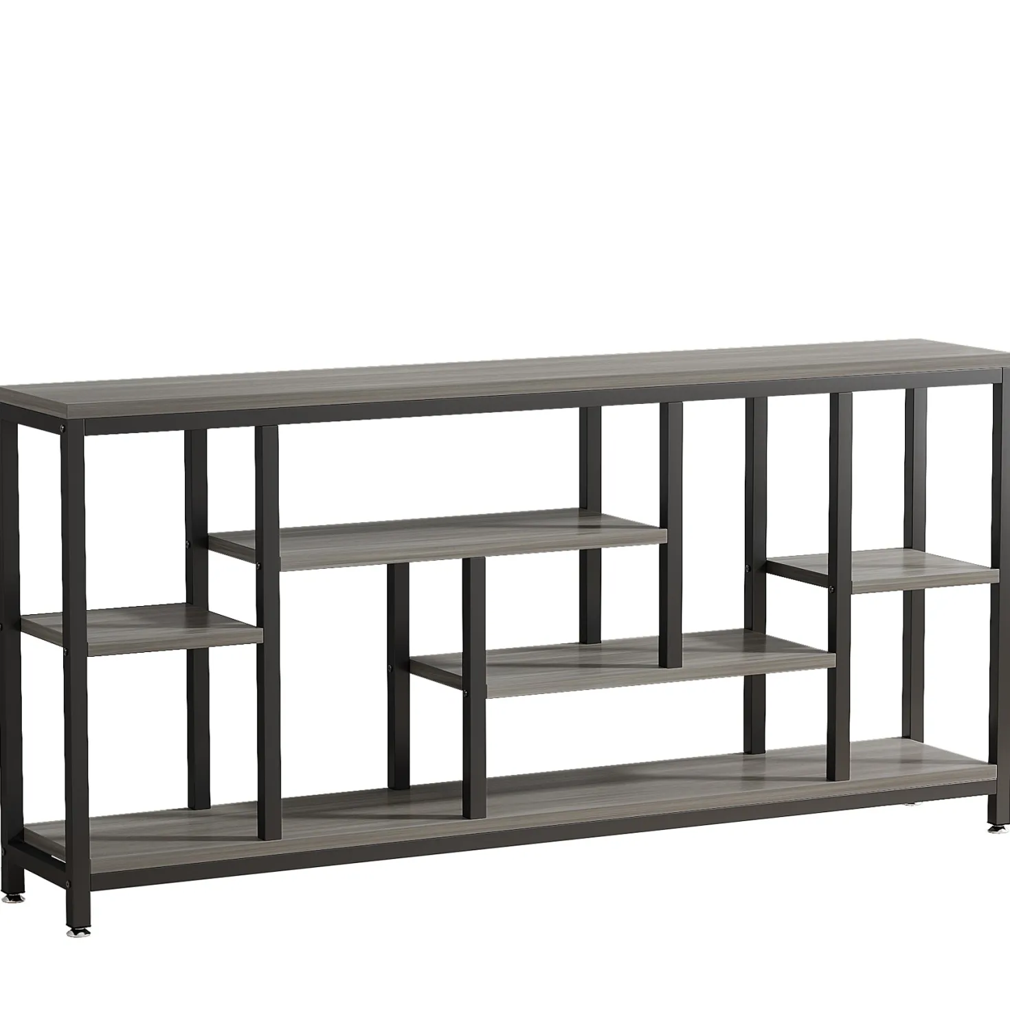 70.9" Console Table Entryway Sofa Table with Storage Shelves