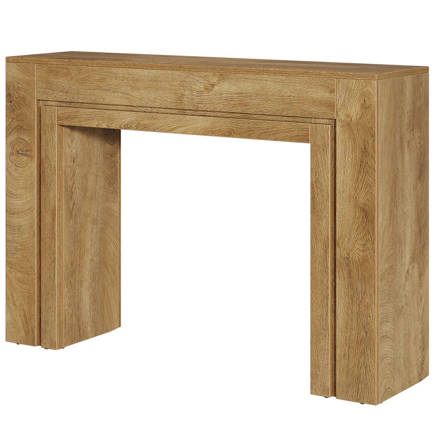 41" Modern Farmhouse Console Table, Entryway Sofa Table with Double Base for Hallway, Living Room, or Entrance
