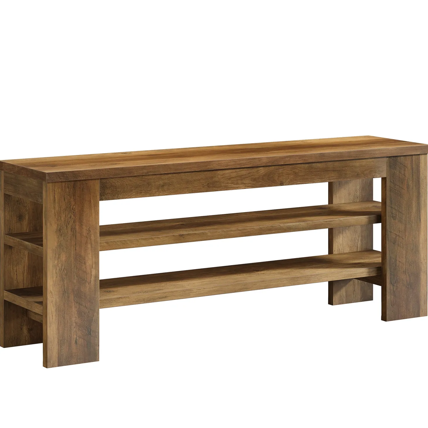47.2" TV Stand, Entertainment Center with Open Storage for TVs up to 55"