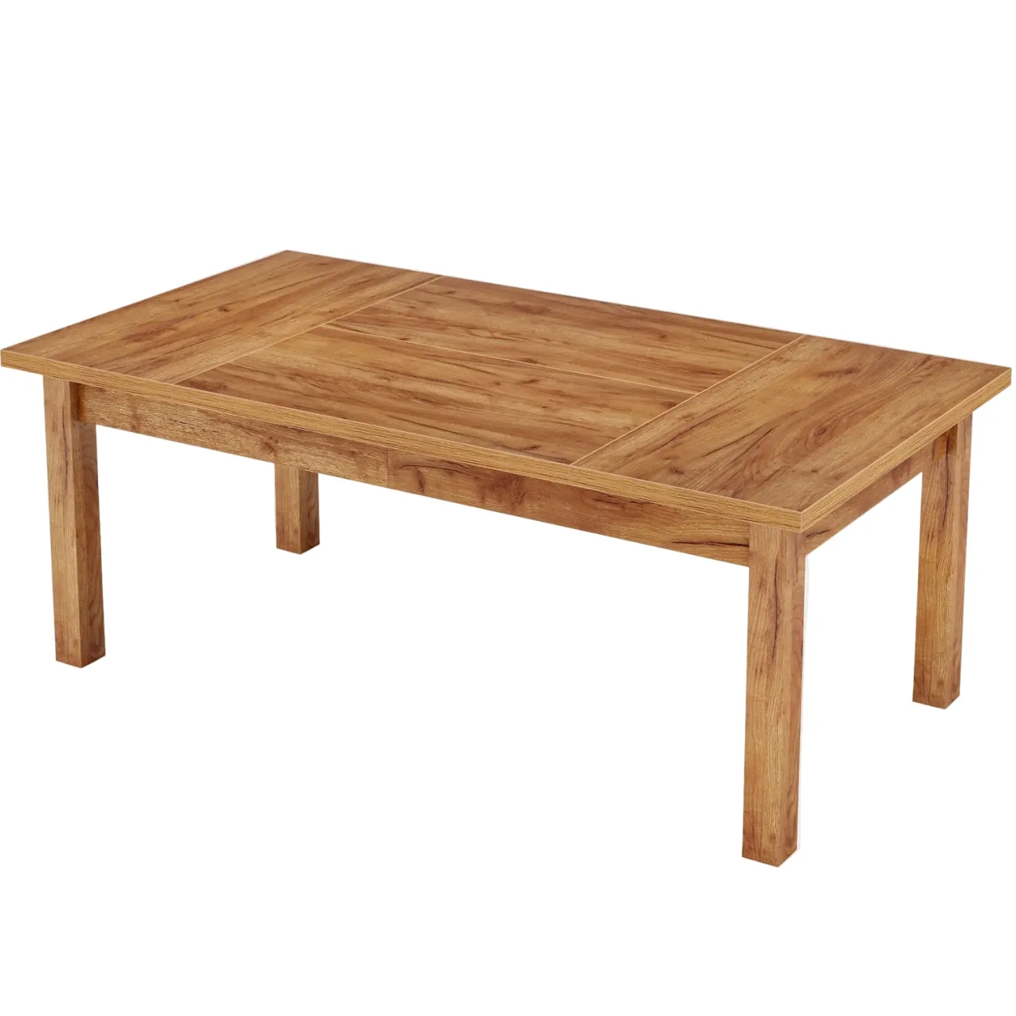 70.9" Wood Dining Table for 6-8 People, Farmhouse Breakfast Table