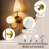 Double-Headed Wall Sconce, Elegant Wall Lamp Light Fixtures with Glass Shade
