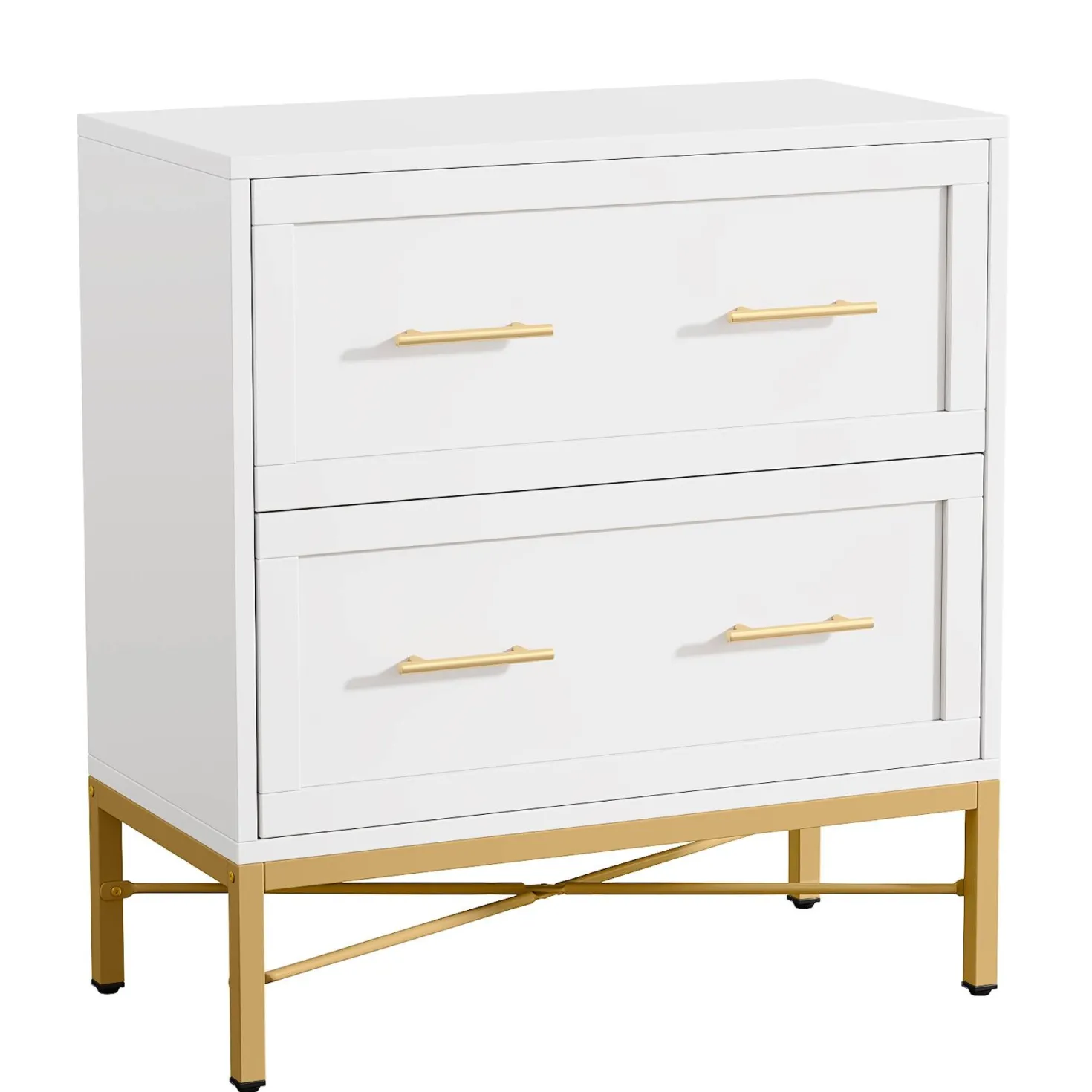 2-Drawer File Cabinet, Lateral Storage Cabinet Printer Stand