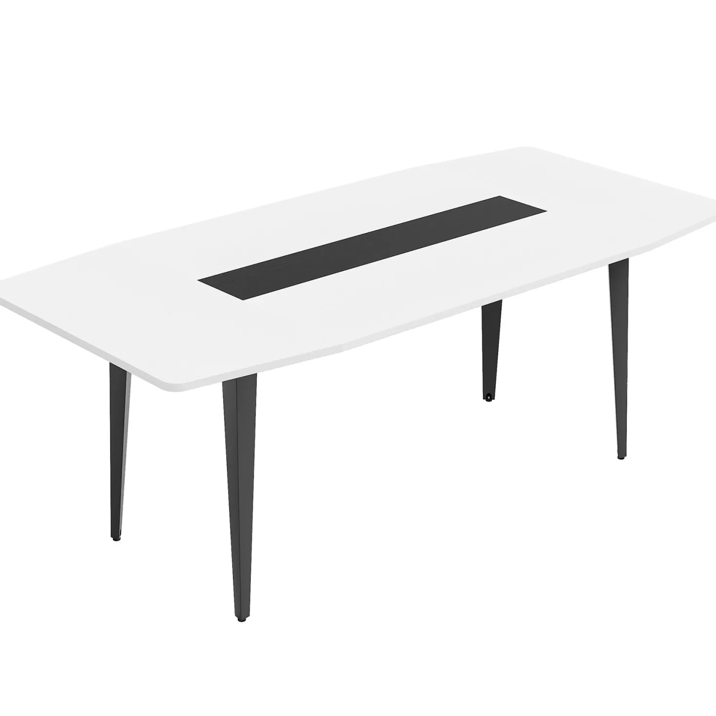 6FT / 8FT Conference Table, Modern Boat Shaped Meeting Table