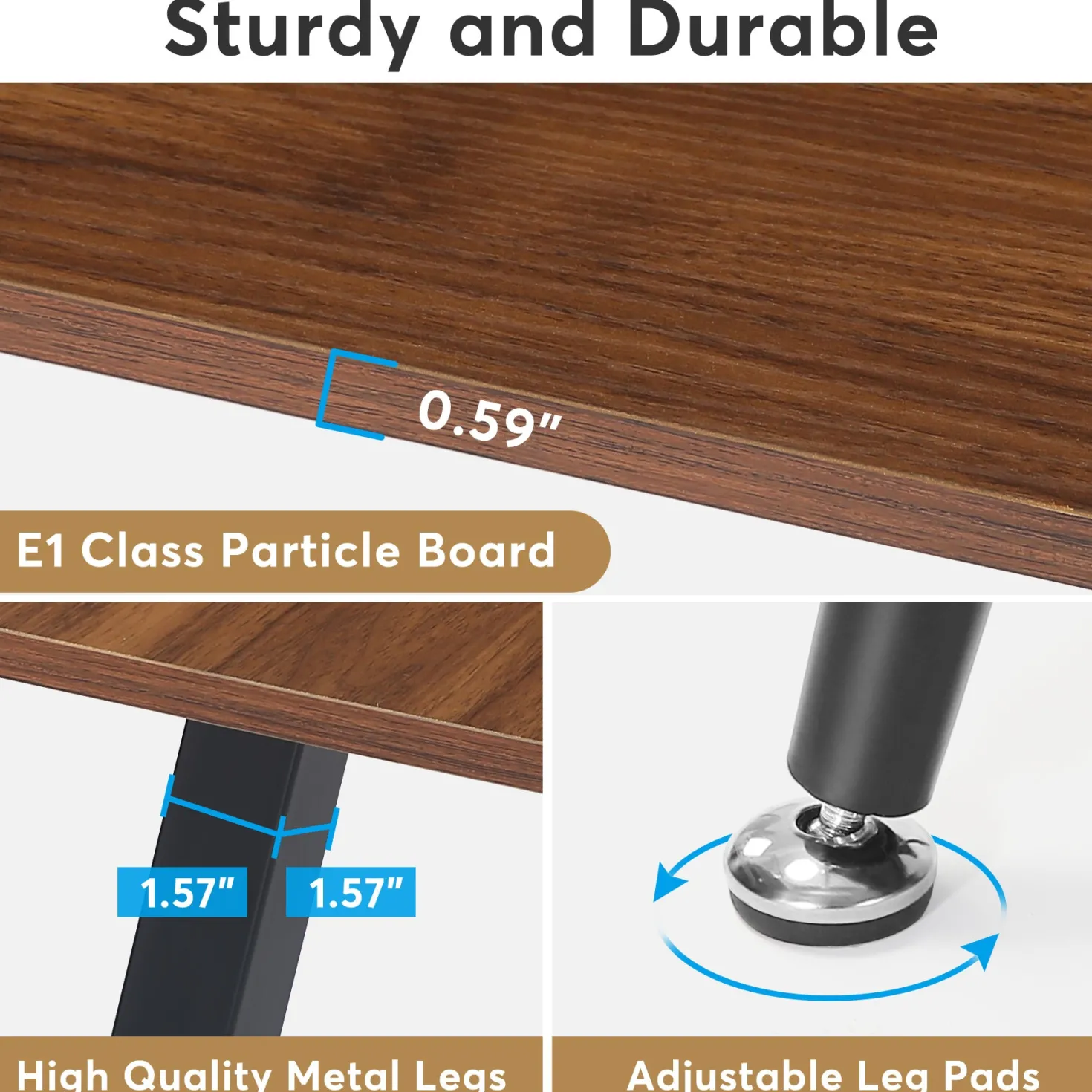 6FT Conference Table, Rectangular Meeting Room Table Seminar Desk