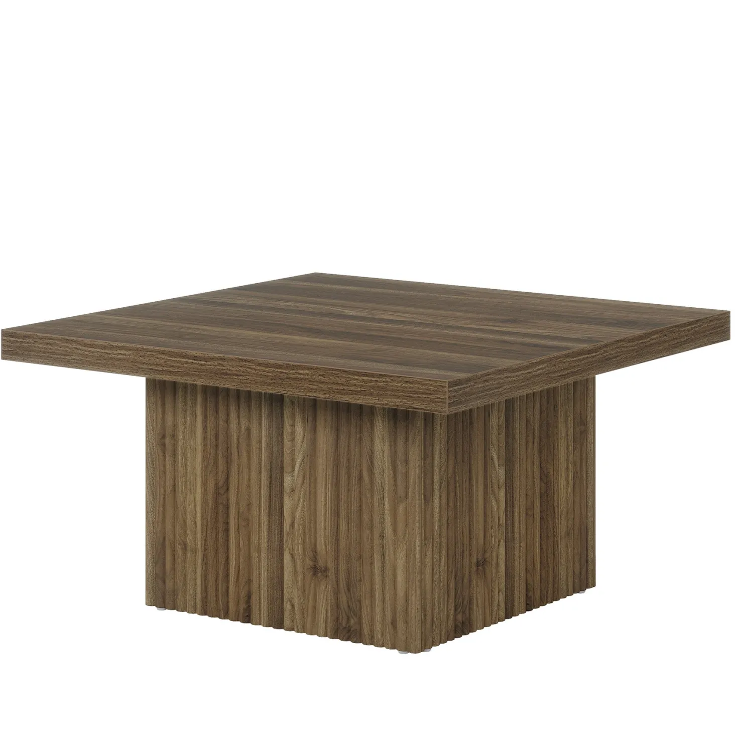 Square Coffee Table, 31.5-Inch Wood Center Table Cocktail Table