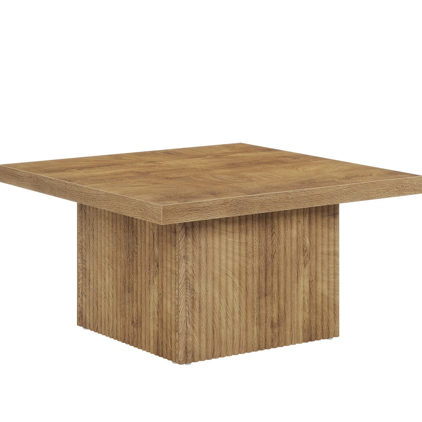 Square Coffee Table, 31.5-Inch Wood Center Table Cocktail Table