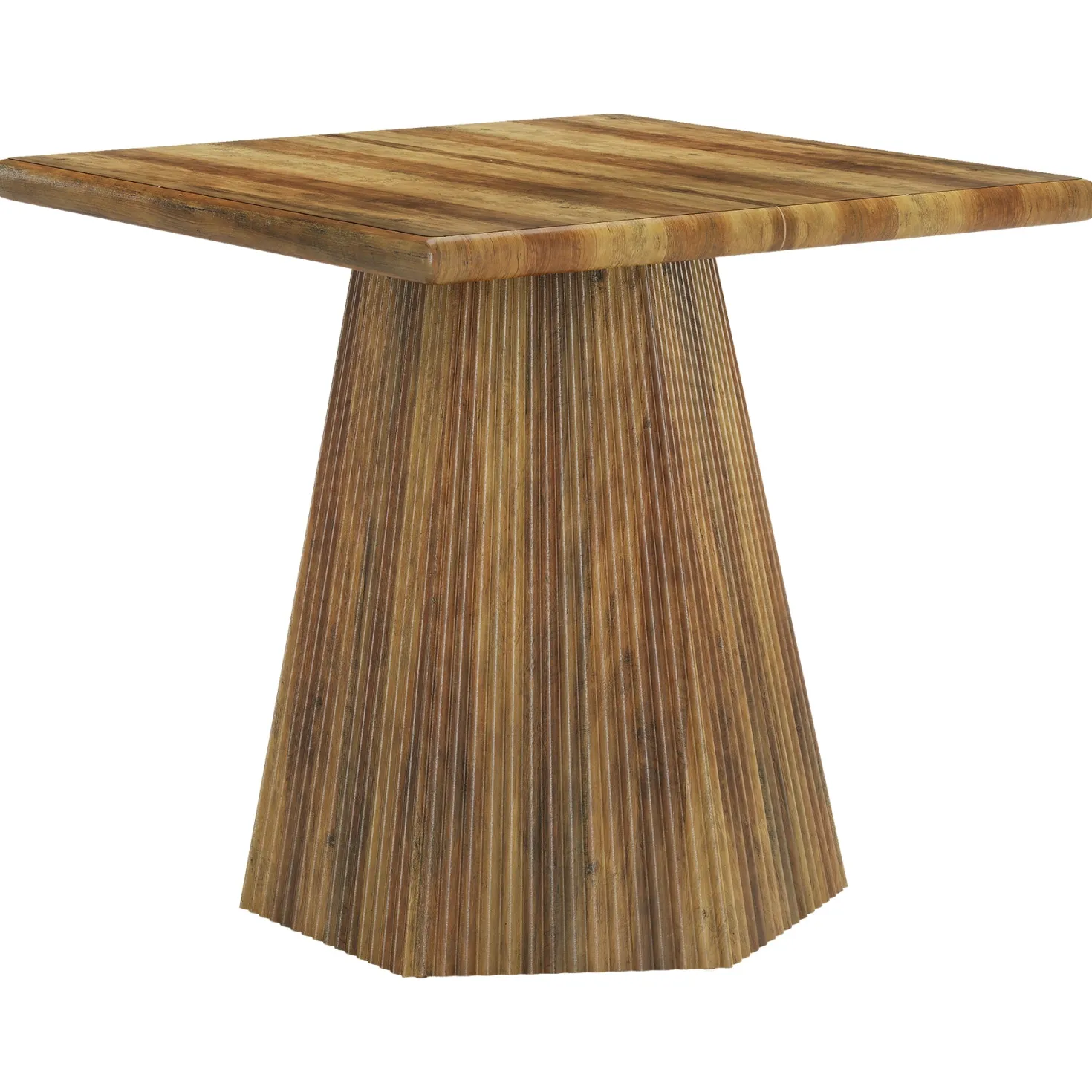 Square Dining Table for 4, 31.5" Kitchen Table with Sturdy Pedestal Base