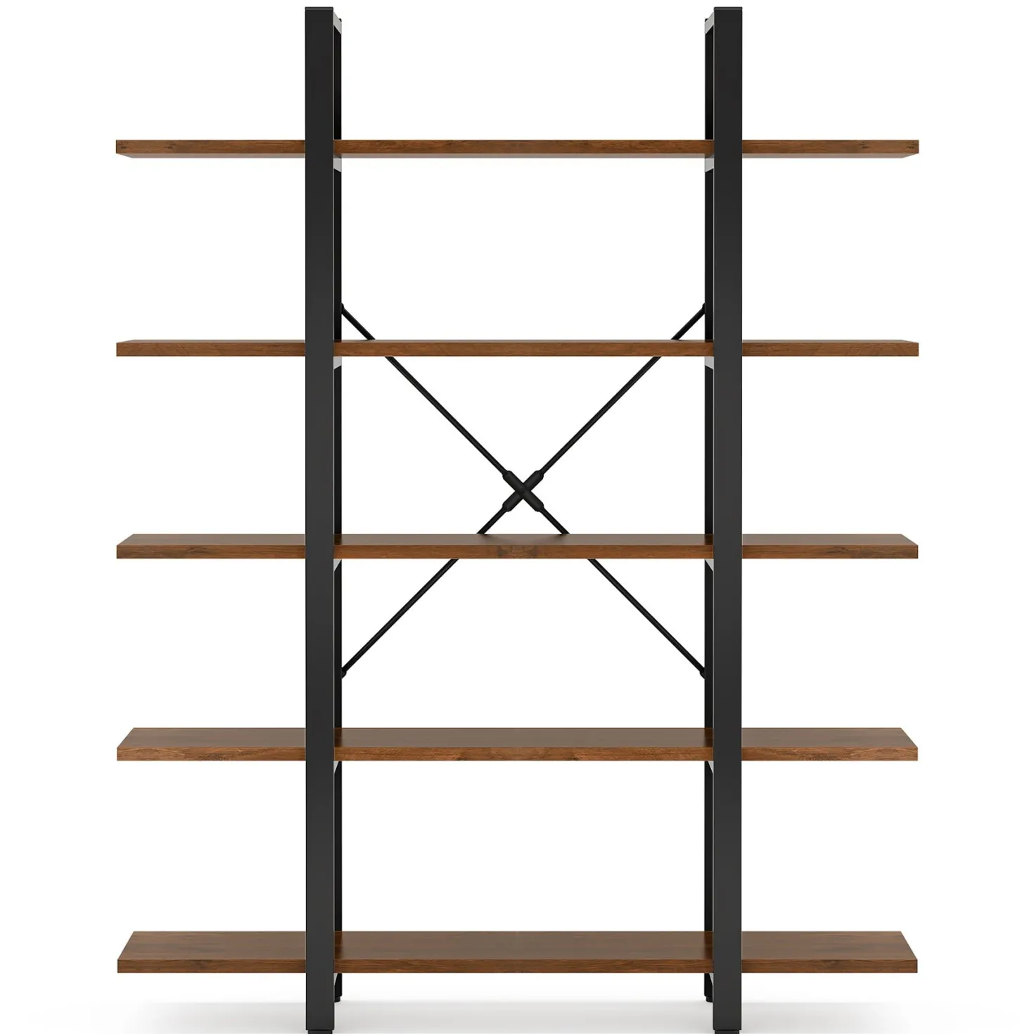 5-Tier Bookshelf, Open Etagere Bookcase Storage Display Rack