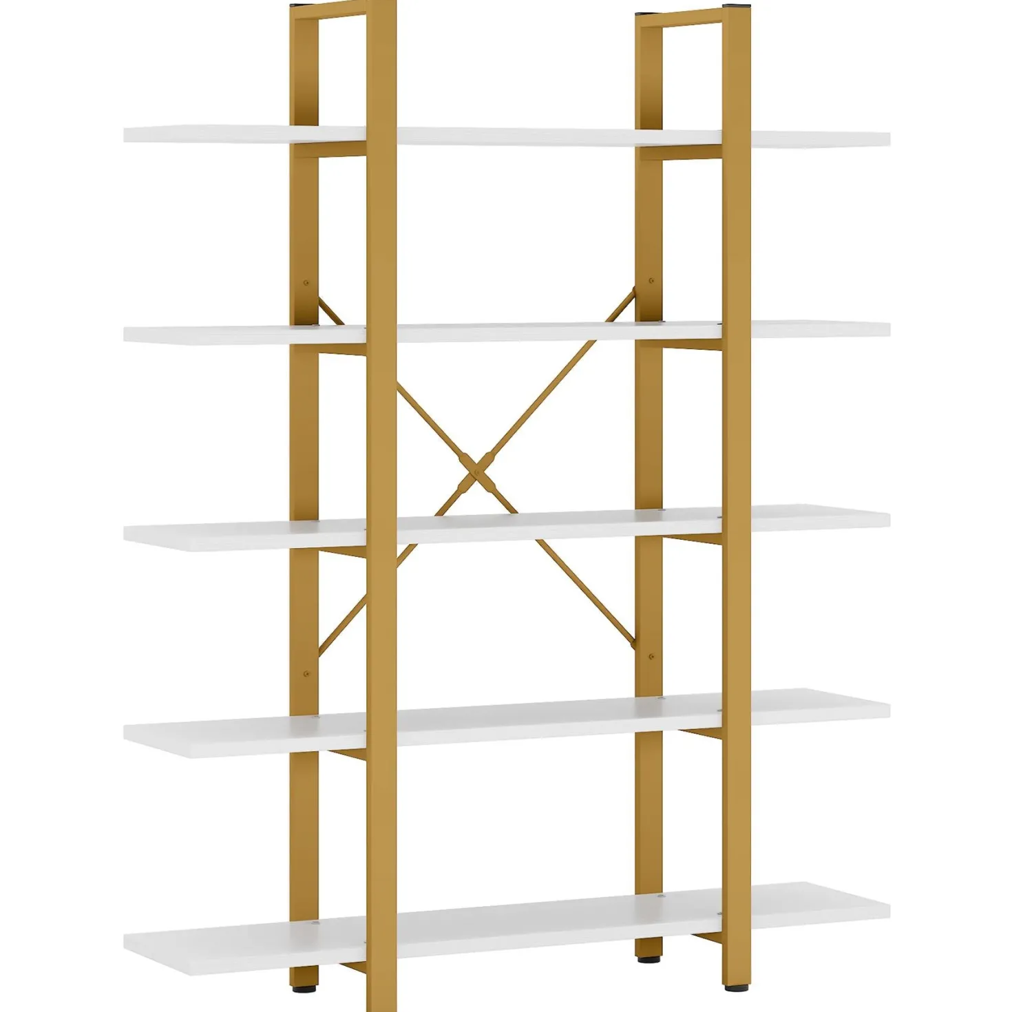 5-Tier Bookshelf, Open Etagere Bookcase Storage Display Rack