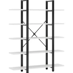 5-Tier Bookshelf, Open Etagere Bookcase Storage Display Rack